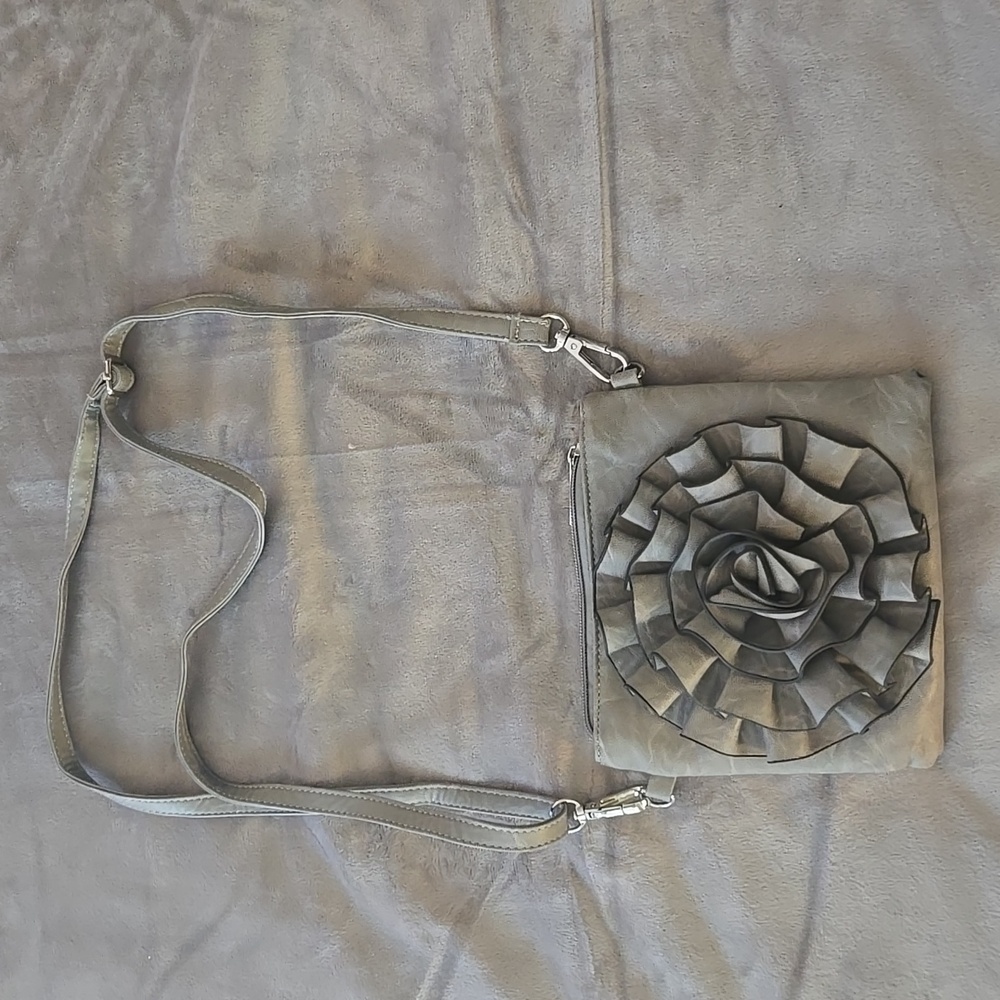 Small Gray Crossbody Bag